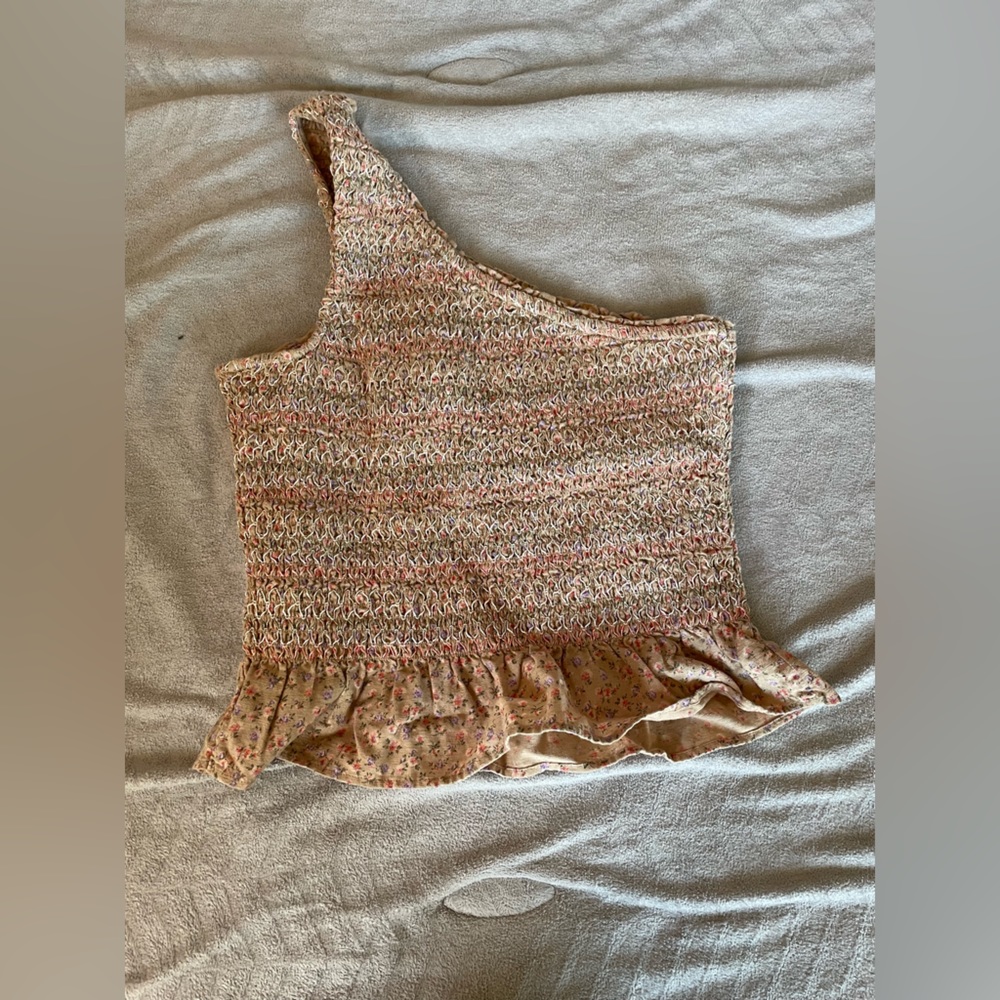 aeropostale one shoulder crop top